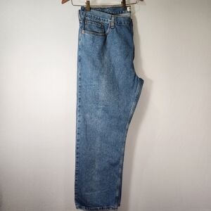 Vintage Levi's 505 Blue Straight Jeans Classic Style